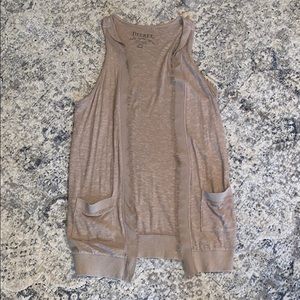 Long dressy vest